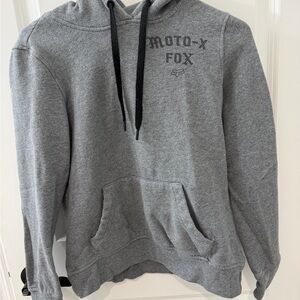 Fox Moto-X Gray Hoodie for Men
